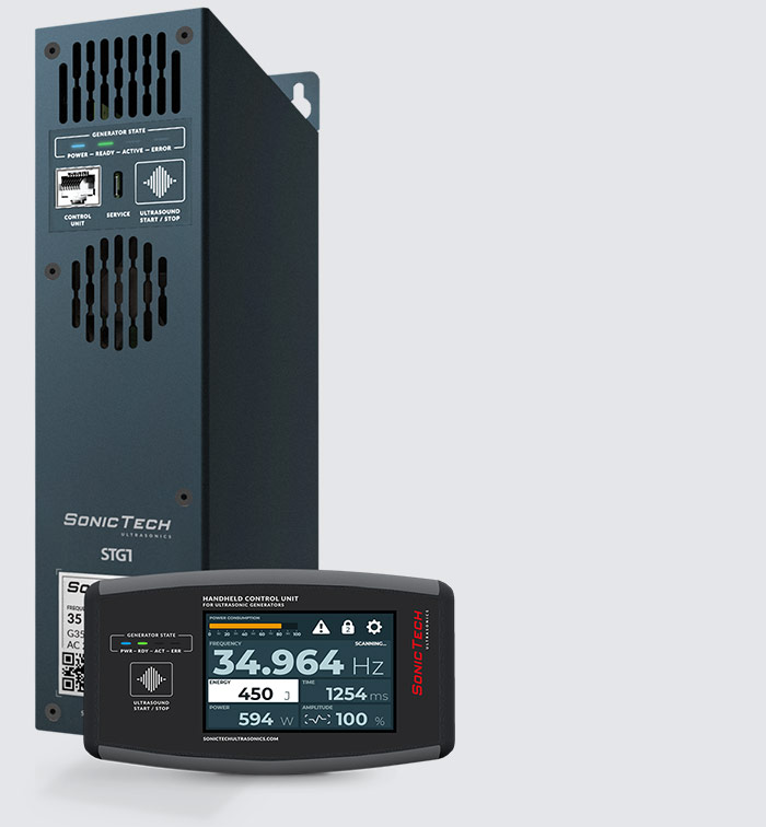 Ultrasonic STG1 generator with external controller